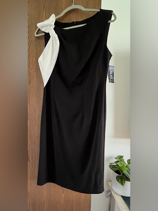 NWT SLNY Women’s Bow Cocktail Dress 6 - Picture 3 of 7